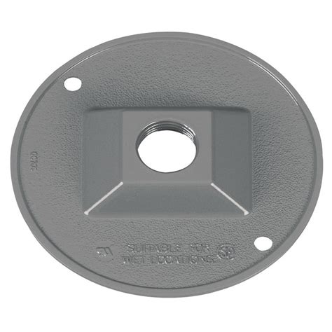 electrical junction box cover plate rounded deck|round electrical box cover plates.